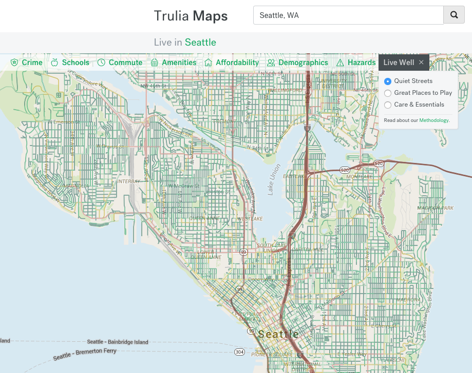 Trulia creates new maps to help you 'Live Well,' reveals best ...