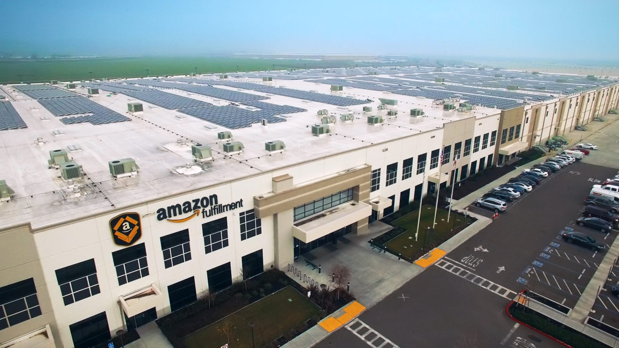 Amazon plans massive solar energy installations on fulfillment center ...