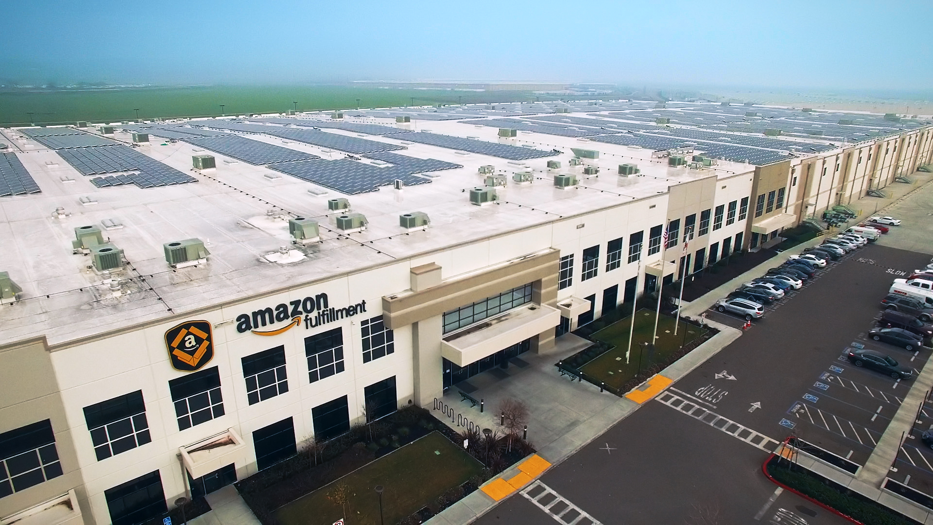 Amazon plans massive solar energy installations on fulfillment center ...