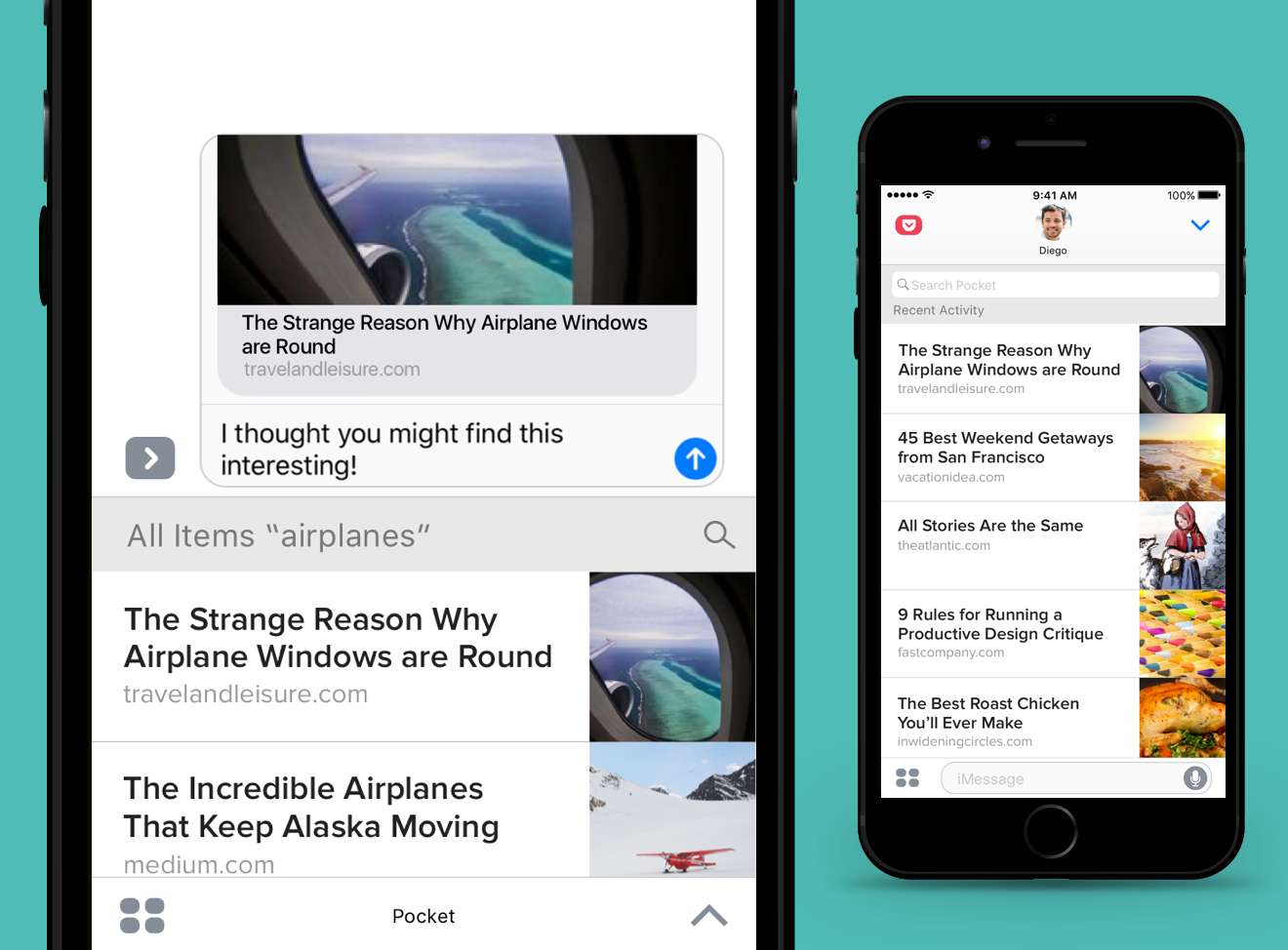 Pocket Message Read-it-later app Pocket adds iMessage integration, making it easier to ...