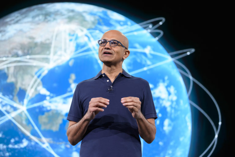 Microsoft CEO Satya Nadella says tech giant 'will weather the storm ...