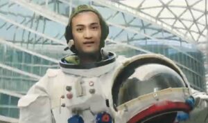 Illustration: Justin Sun in spacesuit