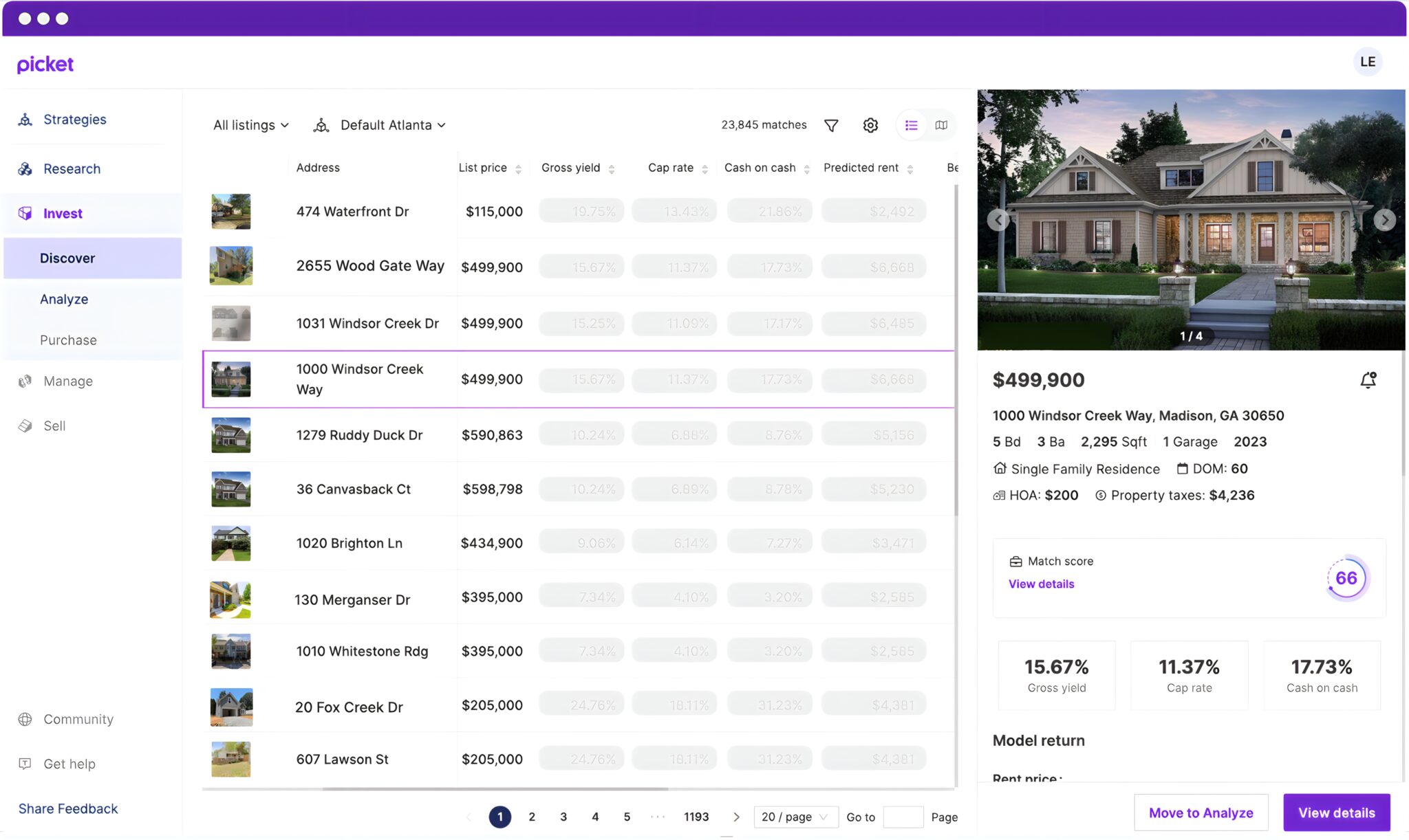 Real estate investment and property management platform Picket lands ...