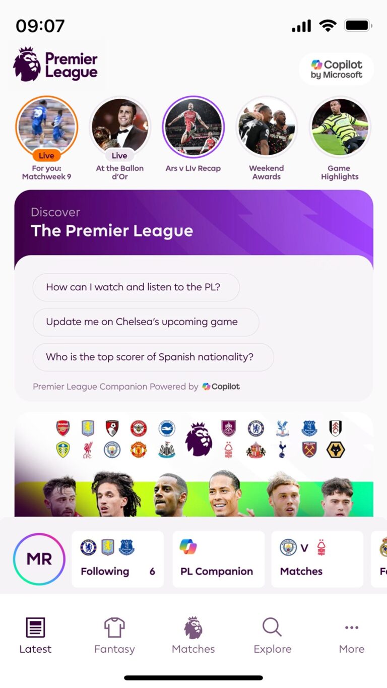 Microsoft teaming with Premier League to enhance soccer fans' digital ...