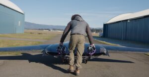 Outbound's Jake Armenta walks away with prototype aircraft on runway