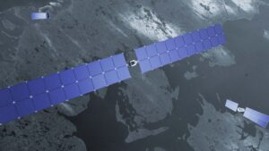 Illustration: Sophia TILE satellite in orbit