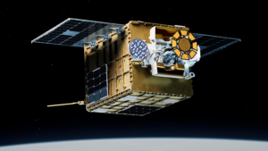 Illustration: Otter Pup 2 satellite in orbit