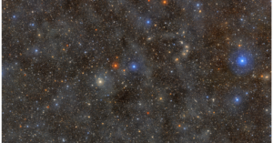 "Ocean of Stars" image showing stars in the constellation Lupus