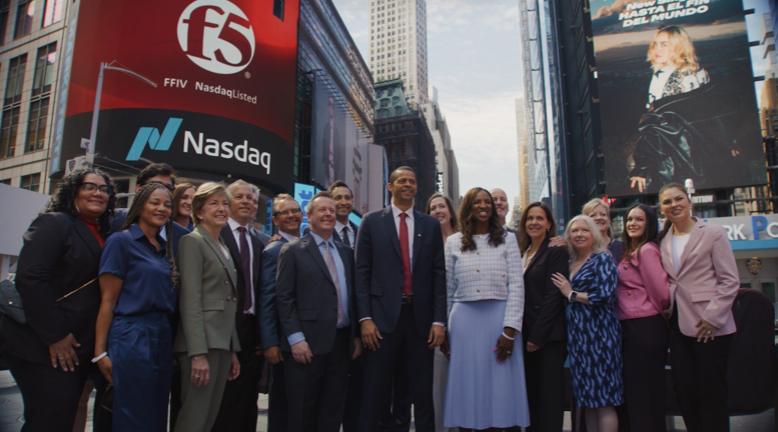 F5 leadership at the Nasdaq Opening Bell