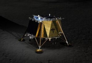 Illustration: Firefly Blue Ghost lander on the moon