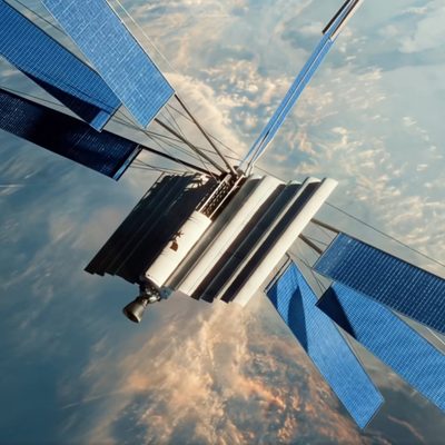 Illustration: Cowboy Space data center in orbit