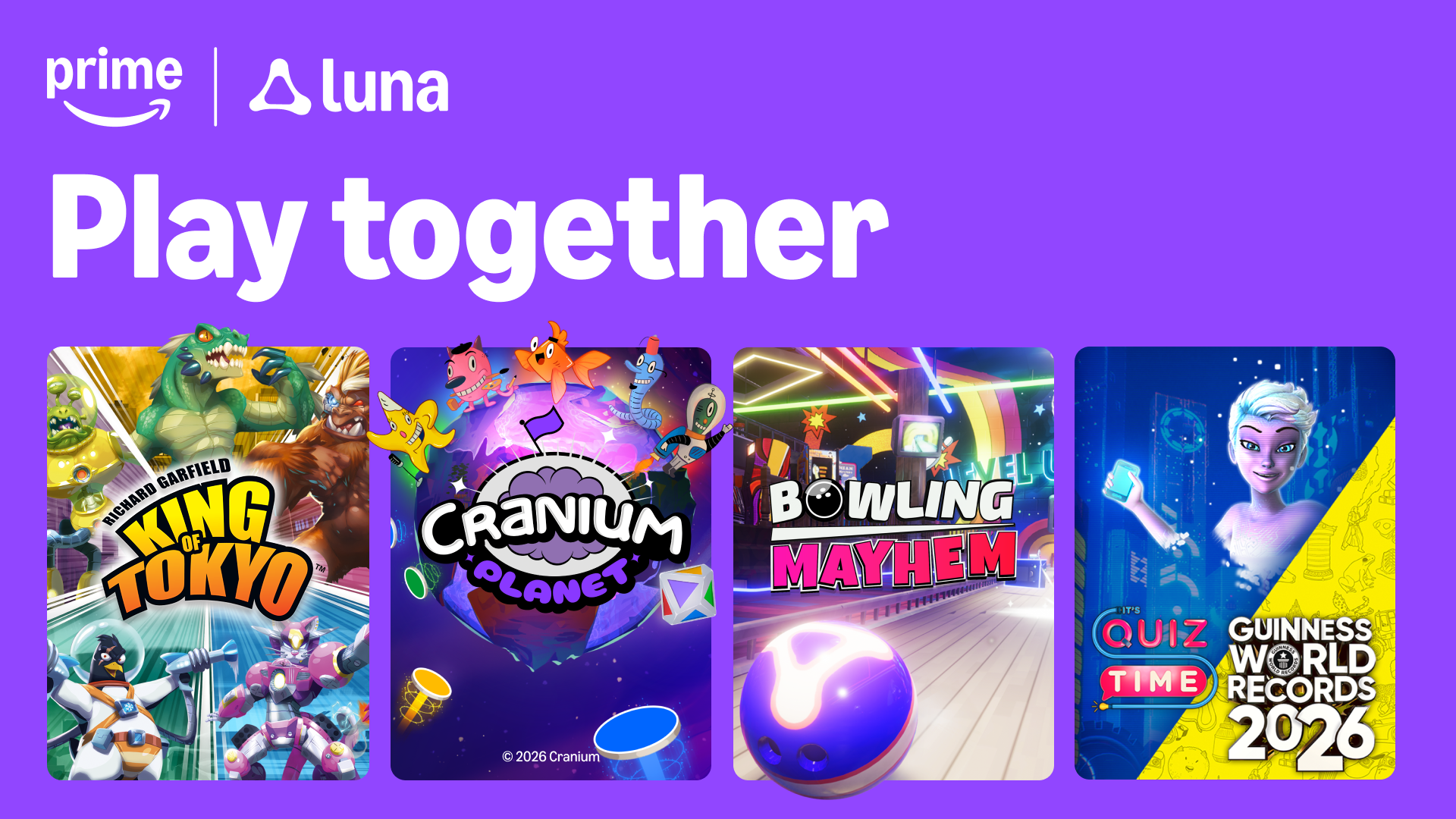 Amazon updates its Luna gaming service to enable remote multiplayer sessions, add free games