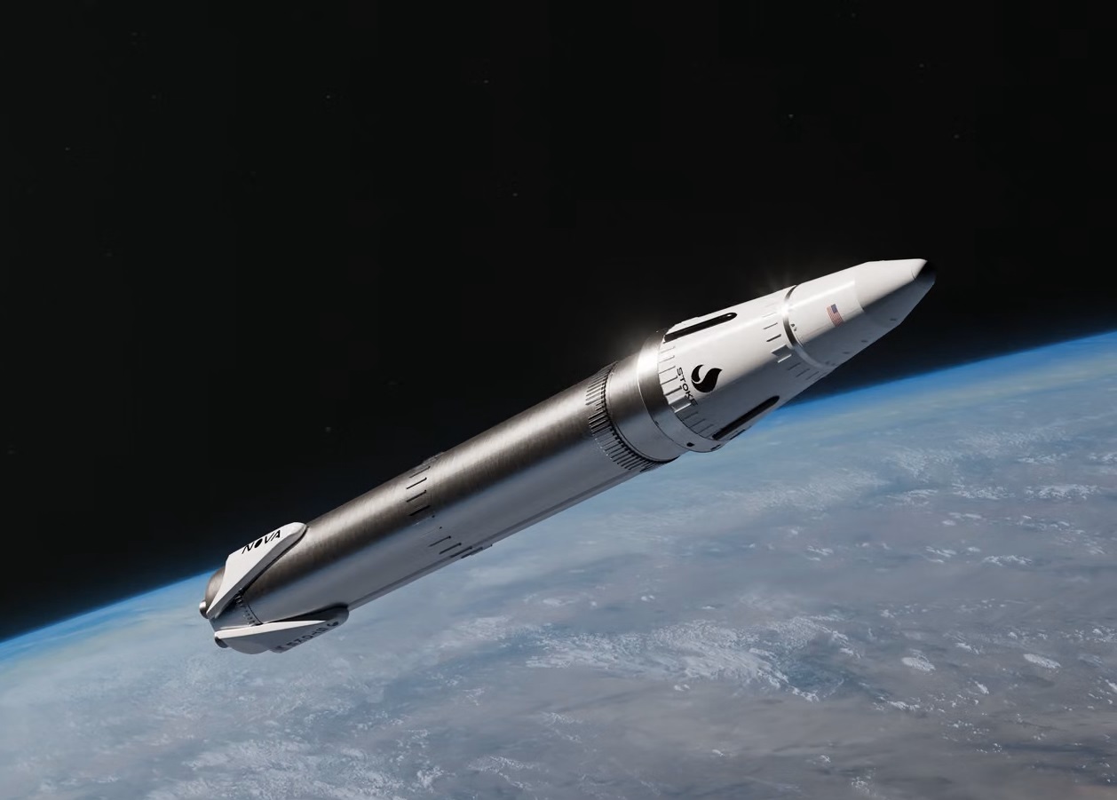 Illustration: Stoke Space Nova Pathfiner during ascent