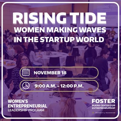 Event image for Rising Tide: Women Making Waves in the Startup World