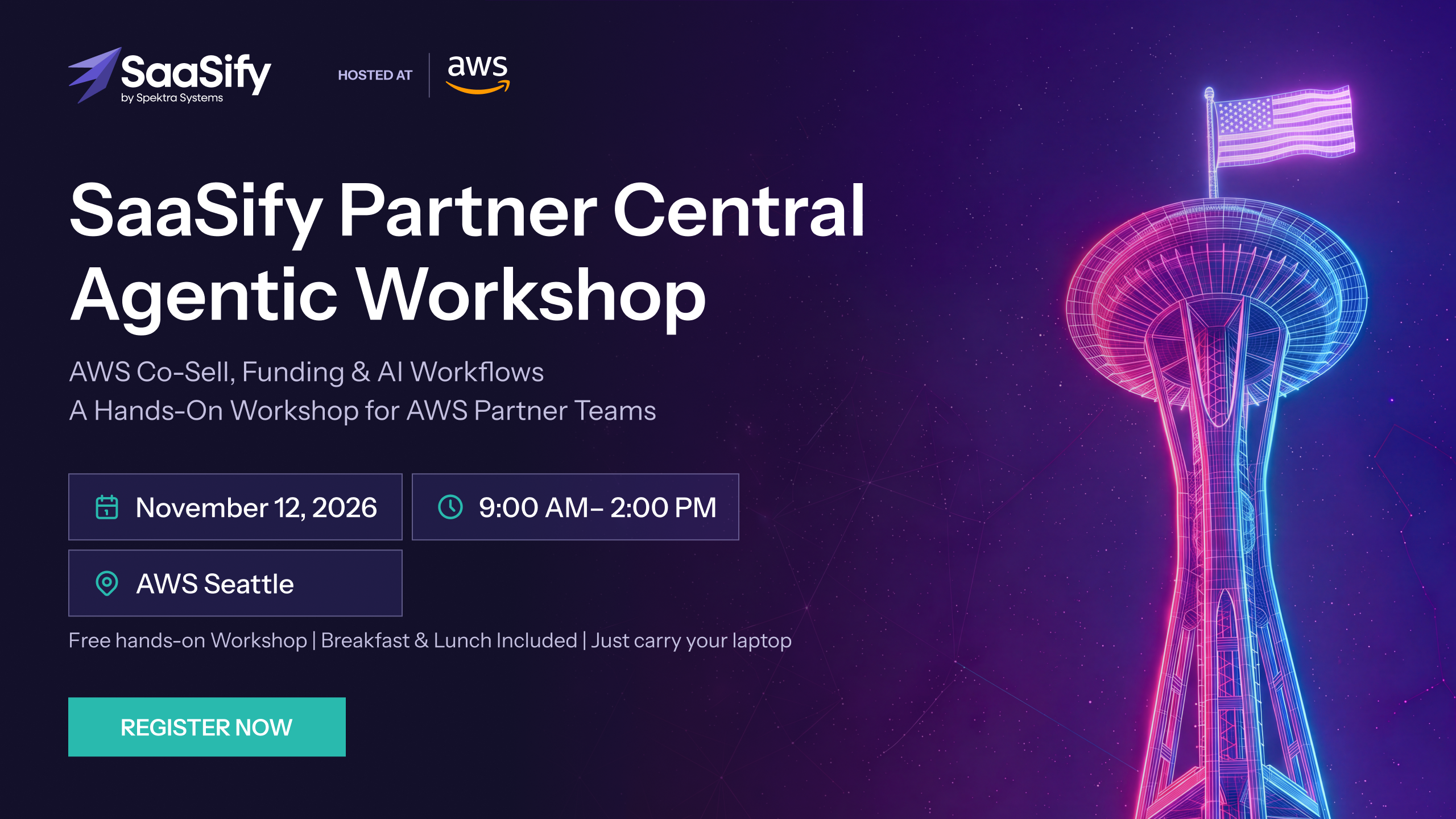 Event image for SaaSify Partner Central Agentic Workshop